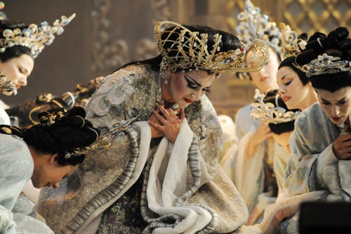 MS GYÖNGYI LUKÁCS IN THE ROLE OF TURANDOT