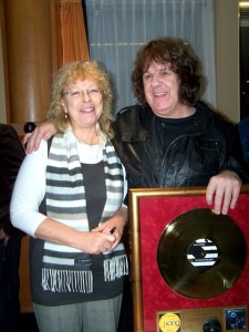 Gary Moore and guess who in Budapest before heading to Alsóőrs at the Harley Davidson Happinging