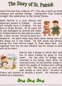 The story of St. Patrick