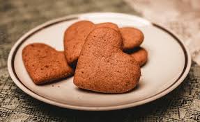 home-made gingerbread heart